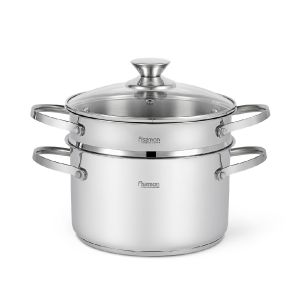 5240 Кастрюля WILLOW 20x12см / 3,6л с пароваркой (нерж.сталь)