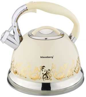 Чайник металлический со свистком 2,8 л КВ-7055 KLAUSBERG
