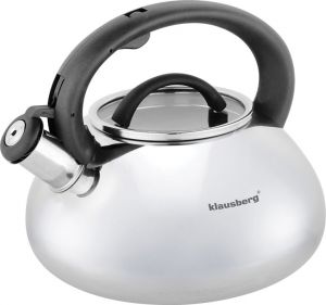Чайник металлический со свистком 3,0 л KB-7067 Klausberg