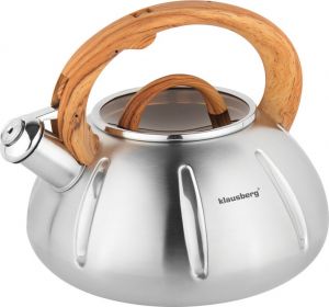 Чайник металлический со свистком 3,0 л КВ-7072 KLAUSBERG
