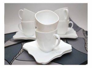 Чайный сервиз Luminarc AUTHENTIC WHITE 220 мл. 6 персон