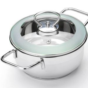 Кастрюля с крышкой 0,8 л. HOFFMANN HM-5312