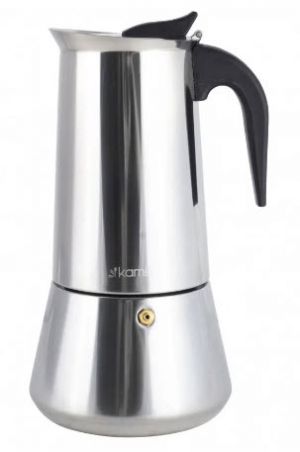 Кофеварка гейзерная из нержавеющей стали Kamille KM-0553 (600 мл. 12 порций)