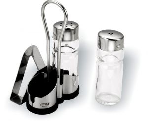 Набор для специй с держателем для салфеток (Mercury )