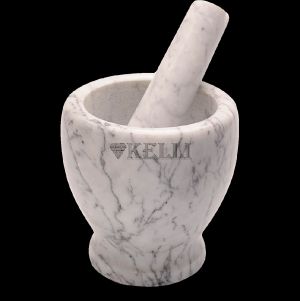 Ступка мраморная с пестиком Kelli KL-0152